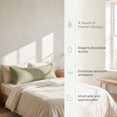 thumbnail image 2 of Unique Bargains 1 Pack Soft Cooling Cotton Pillow Covers Wrinkle Resistant Bean green, 2 of 5