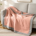 thumbnail image 4 of Deeceymbur Washable Solid Color Summer Quilt Lightweight Comforter Breathable Bedding for Dorm 59x78 Inch, 4 of 6