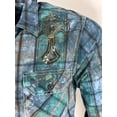 thumbnail image 6 of Xtreme Couture by Affliction Men's Button Down Shirt Gilded Cross, 6 of 10