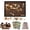 1pcs, variant on Wooden USA Travel Map Puzzle, Journey Tracker Maps Pin Board for Traveling with Elements Sticker, 3D Wall Art with State Pieces for Traveling, for Couple Family Art Home Decor