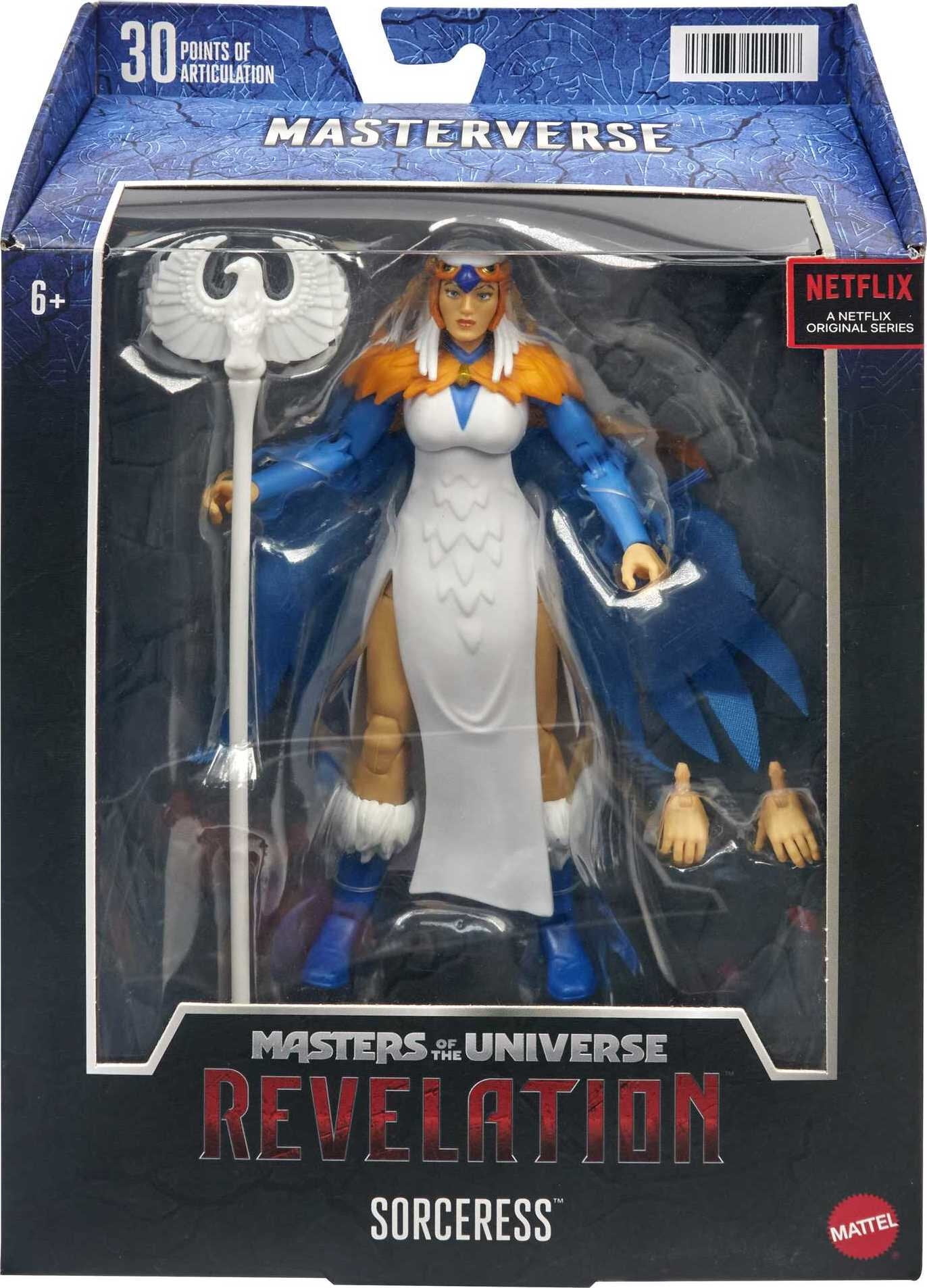 Masters of the Universe Origins Sorceress Action Figure, 7-in Collectible Superhero Toys