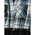 thumbnail image 4 of Star Ride Little Girls' Plaid and Tulle Dress With Belt, 4 of 4