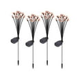 thumbnail image 1 of Fresh Fab Finds FFF-GPCT4100 Solar Powered Bee Light 2 Lighting Mode Lifelike Firefly IP65 Waterproof Decorative Stake Lamp for Warm Yellow Outdoor Landscape Garden Light, Black - Pack of 4 - Unis, 1 of 1
