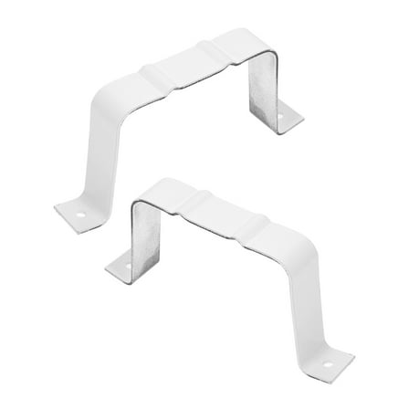 NICEXMAS Gutter Extensions For Downspout Durable White Aluminum 2Pcs