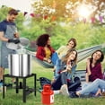 thumbnail image 2 of Complete Seafood Boil&Crawfish Cooker Kit: 60QT Heavy Duty Pot with Basket, Propane Burner & Regulator | Outdoor Seafood Boil Supplies, 2 of 7