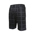 thumbnail image 2 of Aayomet Shorts de Course pour Hommes Rayés Mode Slim Cinq Points Shorts de Plage (Noir, TTG), 2 of 3