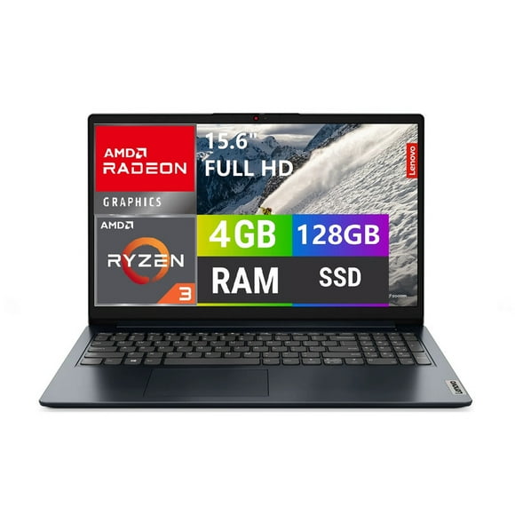 Laptop Lenovo AMD Ryzen 3 4GB RAM 128GB SSD