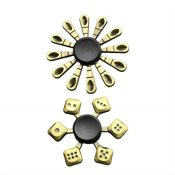 BESTSKY 2Pcs Fidget Spinner,Bronze Sensory Toys,Adhd Toys