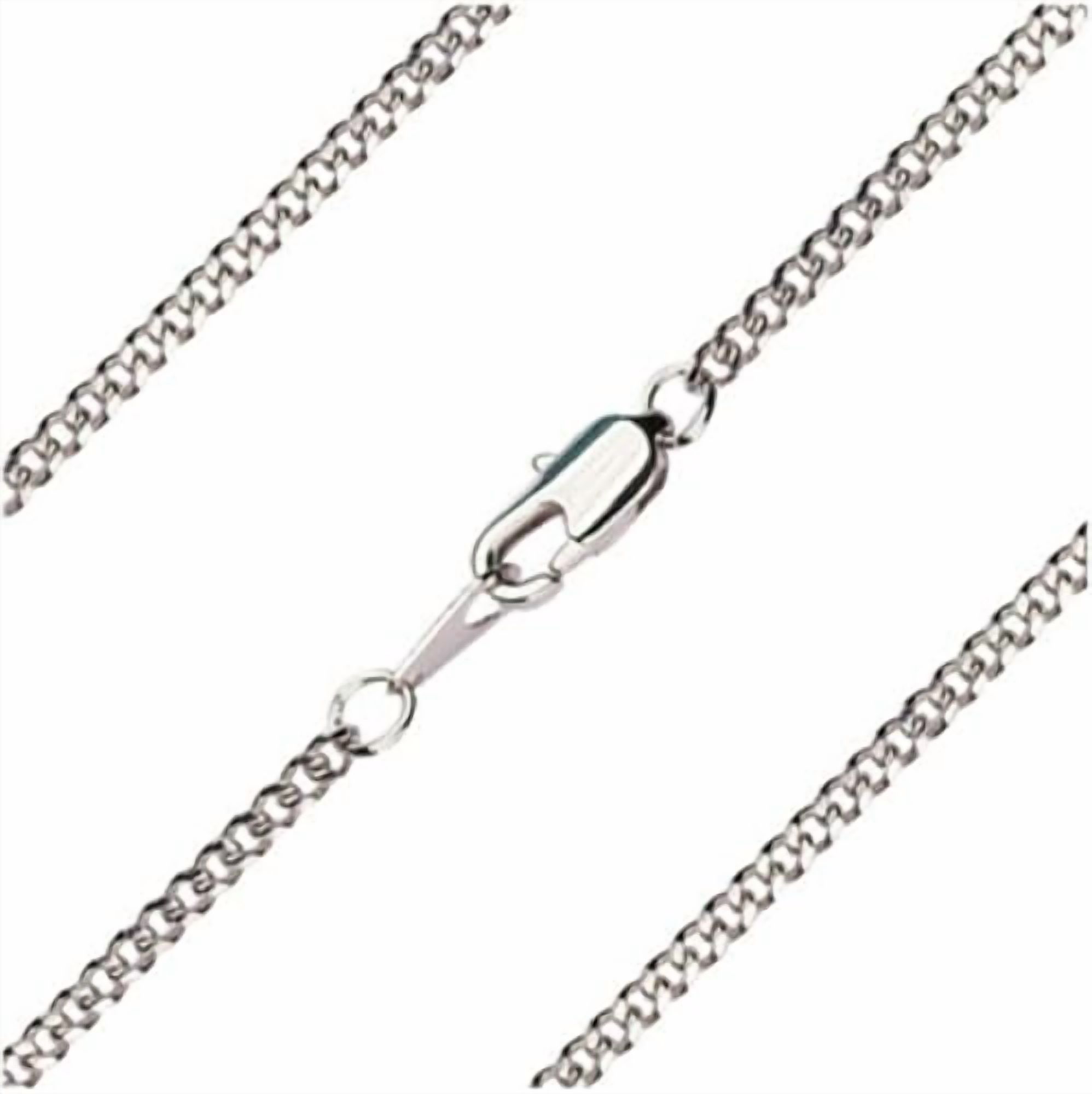 Mens Large Oval Pewter Miraculous Medal Pendant on 24 inch Rhodium Plated Heavy Curb Brass Chain with Lobster Claw Clasp, Catholic Religious Necklace -Made in USA- Deluxe Velvet Gift Box