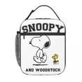 thumbnail image 5 of Bolsa térmica para el almuerzo con diseño de Snoopy y Charlie Brown, contenedor de alimentos con diseño de Peanuts, lonchera térmica portátil para viajes, 5 of 5