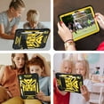thumbnail image 6 of ELEHOLD Hybrid Rugged Case for iPad 10th Generation 10.9" 2022, Heavy Duty Shockproof Case with Hidden Foldable Kickstand Adjustable Crossbody Shoulder Strap Pencil Holder,Black+Yellow, 6 of 7