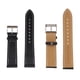 thumbnail image 4 of Correas de reloj de piel de vaca únicas para hombres y mujeres, correa de reloj de grano de piel de vaca de 24 mm, negra, 4 of 6