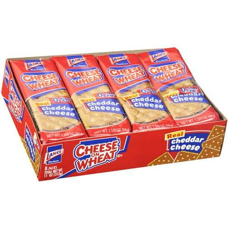 Lance Lance Cheese on Wheat, 8 ea