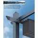 thumbnail image 3 of Pérgola de Aluminio 10x10 pies con Toldo Ajustable, Estructura Reforzada para Jardín, Patio y Terraza, Color Caqui, 3 of 7