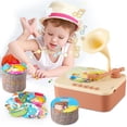 thumbnail image 3 of XIANGFF Phonograph with 96 Cards, 8 Recording Cards, Bluetooth Music Connection, Educational Music Player with Story and Music Records, 3 of 7
