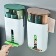 thumbnail image 2 of CSChome Garbage Bag Holder Wall Mounted Garbage Holder – Large Capacity Punch Free Strong Load Bearing Visible Wall Hanging Plastic Trash Bin, 2 of 6