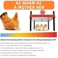thumbnail image 3 of ZALALOVA 12" x 12" Chicken Coop Heater, Safe Chick Heating Plate for Brooders With Remote Control, Temperature Adjustable and Display - Up to 30 Chicks, 3 of 7