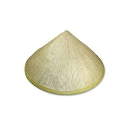Hand Woven Bamboo Vietnamese Peasant Farmer Hat 13342