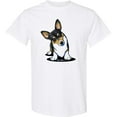 thumbnail image 3 of Inktastic Tri Color Corgi T-Shirt, 3 of 5
