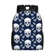 thumbnail image 1 of Balery white arrow Skull Mochila - Mochila Estilosa y Duradera para Laptop de 15 Pulgadas con Tela Oxford Impermeable, 1 of 8