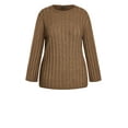 thumbnail image 4 of City Chic Women's Plus Size Hazel Relaxed Fit Long Sleeves Jumper, 4 of 5