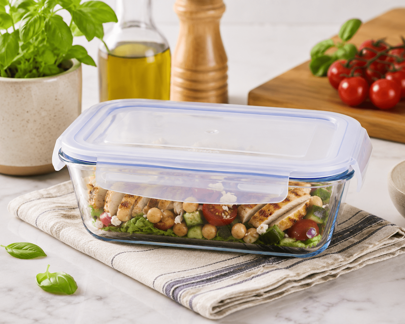 Con-Tact Extra Large Borsilicate Glass Container- 185oz