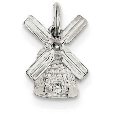 Finejewelers Sterling Silver Windmill Charm