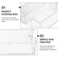 thumbnail image 6 of Transparent Acrylic Napkin Storage Box Holder Rack Clear Dinner Holders Wipes Dispenser, 6 of 6