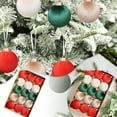 thumbnail image 2 of 15-Piece Christmas Ornaments Set - 3" Soft Hanging Balls for Xmas Tree, Holiday & Winter Wedding Decor, 2 of 8