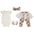 thumbnail image 2 of Chick Pea Baby Girl & Toddler Girl 4 PC Tutu Legging Set, Sizes Newborn-4T, 2 of 4