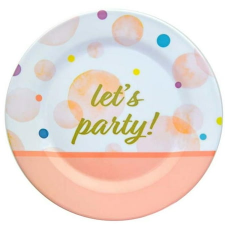 

Lets Part Melamine Salad Plates - 8 in. - Case of 96