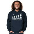 thumbnail image 4 of Fly Fishing Joke Cool Funny Fishermen Men's Big & Tall Graphic Hoodie Brisco Brands 4X, 4 of 5