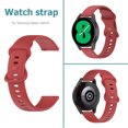 thumbnail image 1 of Reloj Correa Pulsera Banda Silicona para Samsung Galaxy Watch 4 (Pequeño Rojo), 1 of 9