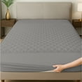 thumbnail image 2 of Beddora Waterproof Mattress Protector with Quilted Top – King – Soft & Breathable – Light Grey, 2 of 10