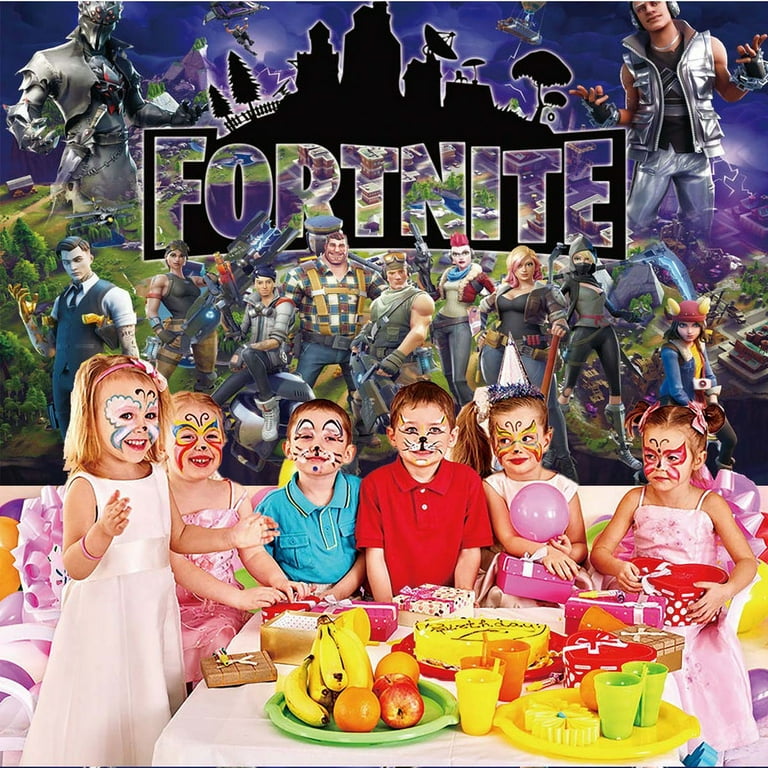 Fortnite Birthday Banner Backdrop Background Taspestry Post Wall