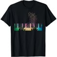 thumbnail image 1 of Playera de Piano para Mujer - Teclado Musical Estampado, 1 of 5