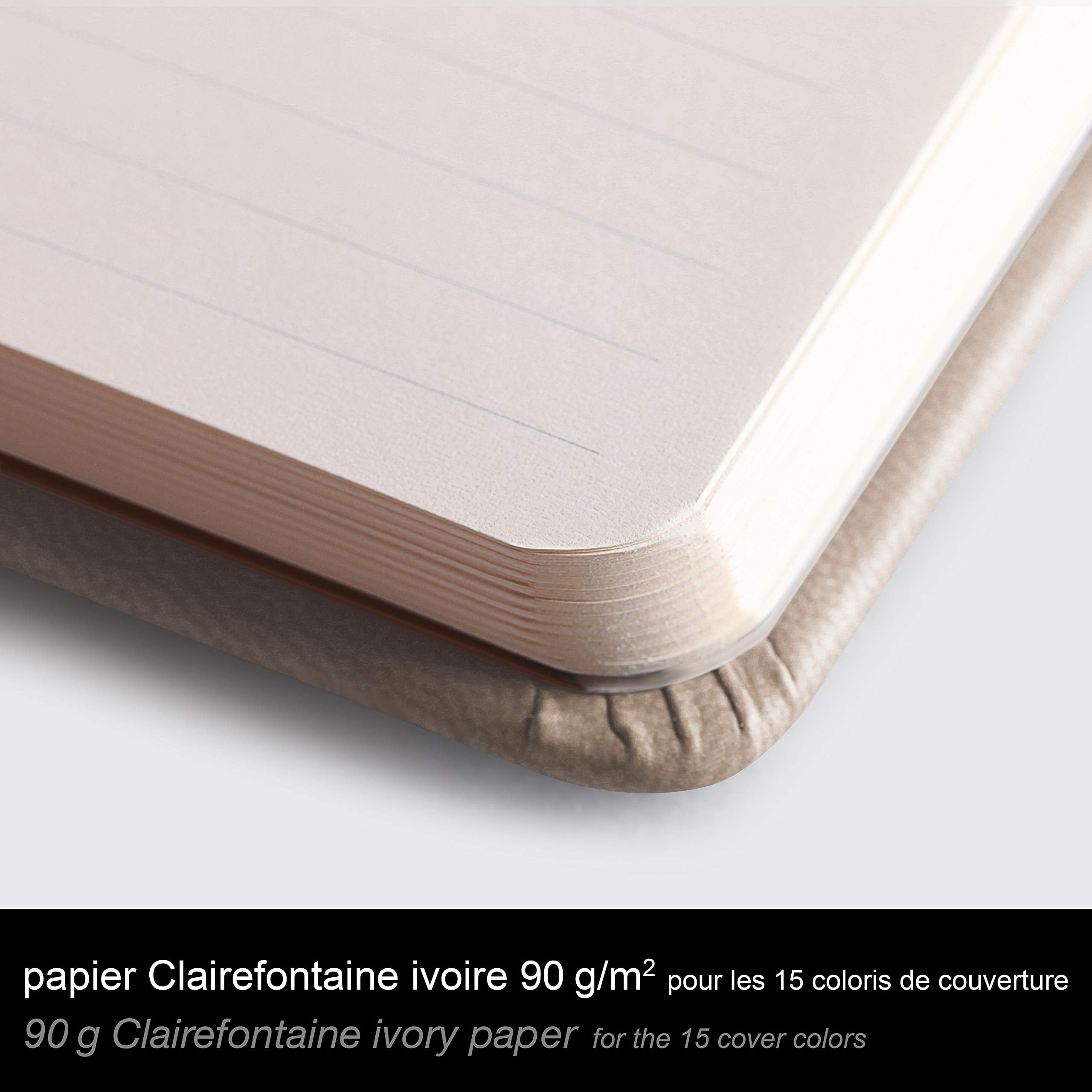 Rhodiarama Hardcover Notebook - Black, A5