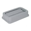 Continental Wall Hugger Drop-Shot Lid, 4-5/8"H x 20-1/4"W x 11-1/2"D, Gray