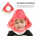 thumbnail image 3 of BRIGHTFUFU Watermelon Slice Hat 1Set Cartoon Style for Men Summer Activities, 3 of 5
