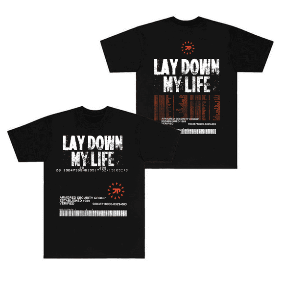 Jpegmafia Merch T-Shirt Lay Down My Life Tour T Shirts Tee Short Sleeve Men Women Tops