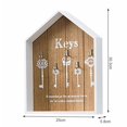 thumbnail image 1 of Bewildely Caja de llaves de estilo moderno con forma de casa, caja de almacenamiento para colgar en la pared con llave de madera, joyero Almacenamiento y organización del hogar Bewildely HA023626-00, 1 of 1