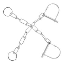 Zehuanyu 2pcs Tow Hitch Pin With Chain Wire Lock Pins Designed For Trailer Hitch Part Secure Trailer Latch Safety Coupler Pin