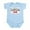 Sky Blue, variant on CafePress - Made In Canada Infant Bodysuit - Baby Light Bodysuit, Size Newborn - 24 Months