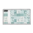 thumbnail image 2 of JIALIOU Nylon Trifold Card Wallet with ID Window Zipper Pocket for Men Women Teen Vintage Floral and Gingham, 2 of 7