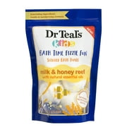 Dr Teal's Kids Bath Fizzies, Milk & Honey Reef, 4 Ct, 1.6 oz