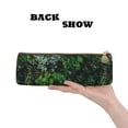 thumbnail image 2 of Naloa Lush Foliage Green Plant Print Leather Pencil Case - Portable Big Capacity Pencil Pouch Organizer Bag Stationery Bag for Work & Office Pencil Pen Case, 2 of 5