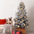 thumbnail image 5 of Set Pack Of 24Pcs Christmas Pendant Decorative Shatterproof Christmas Tree Pendants Hanging 100mm Christmas Baubles Balls Ornaments, 5 of 7