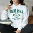 thumbnail image 4 of NEBRASKA Graphic Unisex Fleece Hooded Sweatshirt, 4 of 9