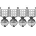 thumbnail image 2 of Alimentador de pesca portátil de plástico PE, señuelo, jaula, accesorios de aparejos con peso, 4 Uds., 2 of 5
