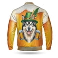 thumbnail image 2 of Best Alaskan Malamute Dad Proud Beer Lover Happy Oktoberfest All Over Print 3D Baseball Jacket Alaska Mal Dog Lovers Gifts Bomber Jacket Softball - 02016, 2 of 6